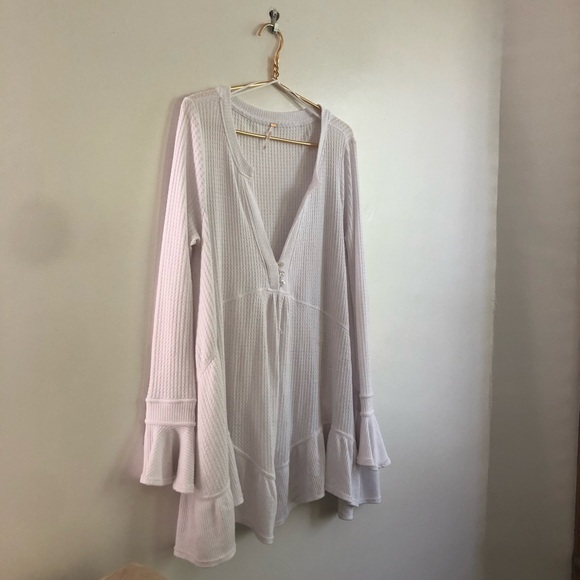 Free People White Olivia Henley Tunic - Picture 7 of 9